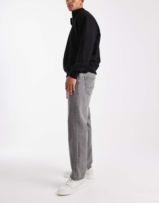 Jack & Jones Eddie Baggy Jean In Grey