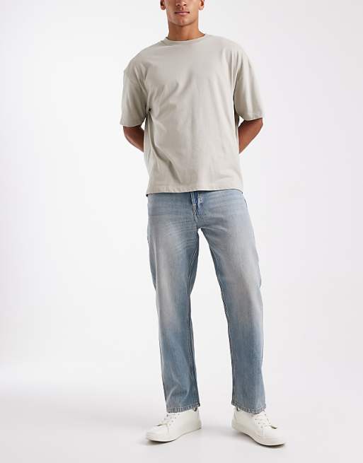 Jack & Jones Eddie baggy jeans in blue