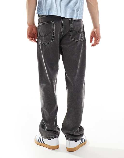 Jack & Jones Eddie Loose Jean In Washed Grey