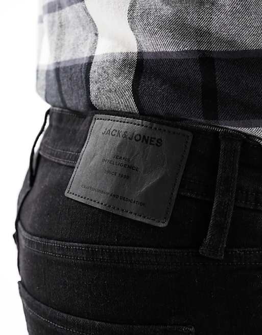 Jack & Jones Glenn Slim Jeans In Black