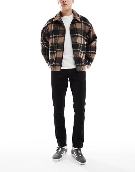 Jack & Jones Intelligence Glenn Slim Tapered Fit Jeans In Black