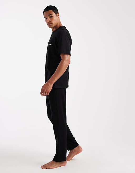 Jack & Jones Lounge Set In Black