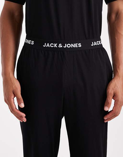 Jack & Jones Lounge Set In Black