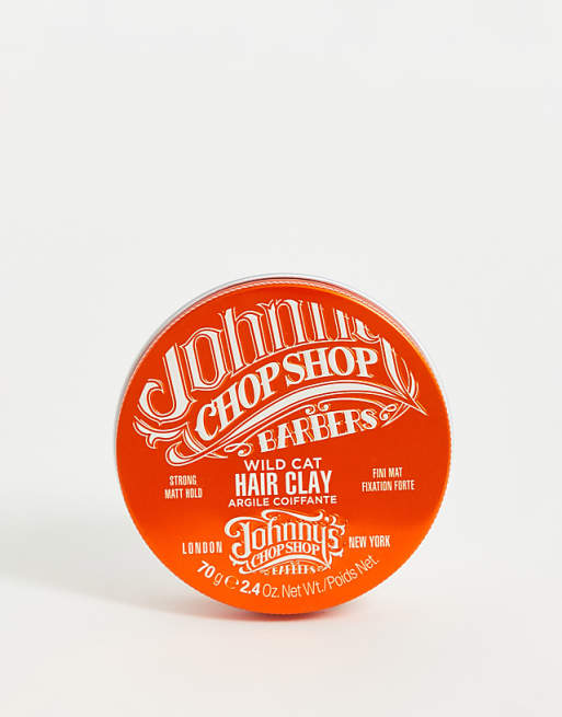 Johnny's Chop Shop Wild Cat Hair Clay Strong Hold Matte Finish 70g