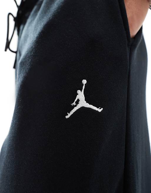 Jordan Brooklyn Fleece Joggers In Black