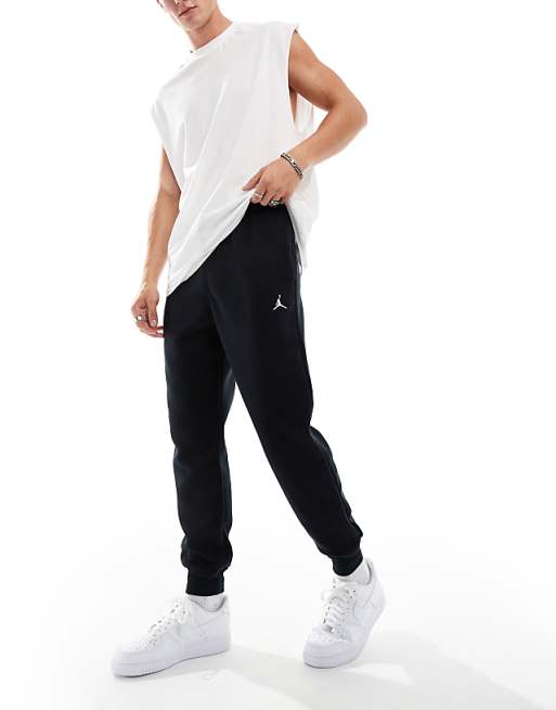 Jordan Brooklyn Fleece Joggers In Black