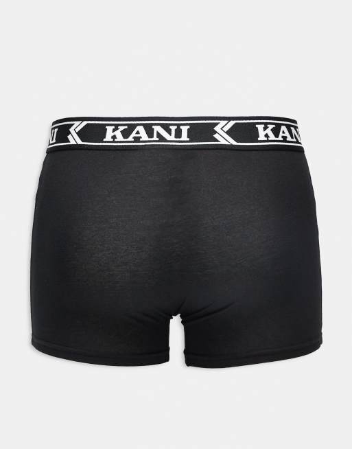 Karl Kani Retro Tape 3 Pack Boxers In Black