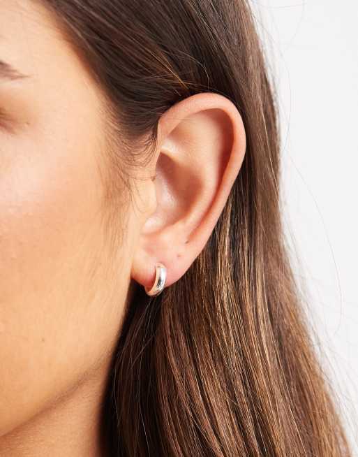 Kingsley Ryan 10mm Open Hoop Earrings In Sterling Silver