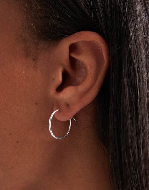 Kingsley Ryan 20mm Hoop Earrings In Sterling Silver