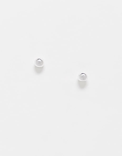 Kingsley Ryan 3mm ball stud earrings in sterling silver