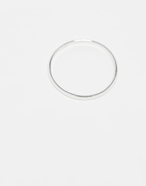 Kingsley Ryan Dainty Band Ring In Sterling Silver