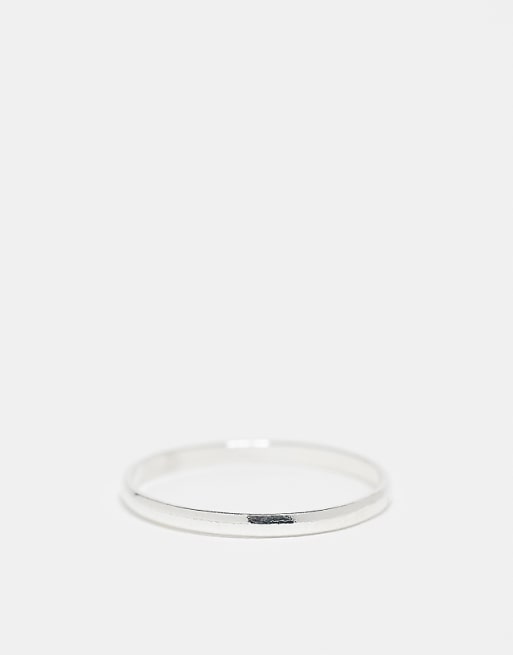 Kingsley Ryan dainty band ring in sterling silver