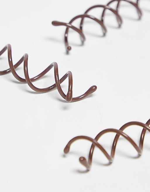 Kitsch Brown Bun Twist 3 Pack