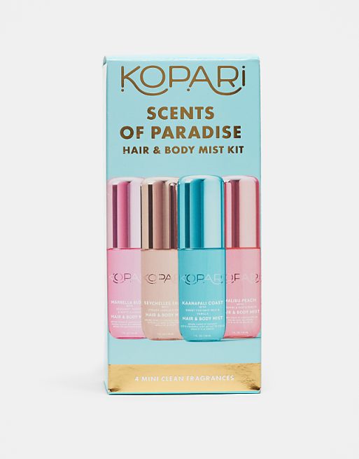 Kopari Scents of Paradise Hair & Body Mist Kit (4 x 30ml) - 30% saving
