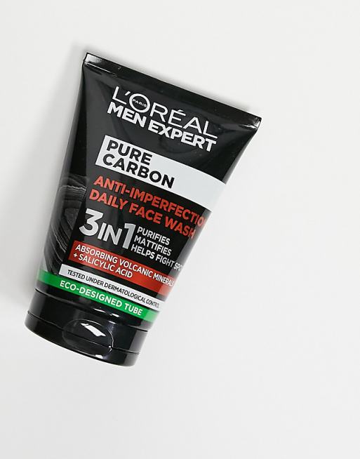 L'Oreal Men Expert Pure 3 In 1 Daily Face Wash 100ml
