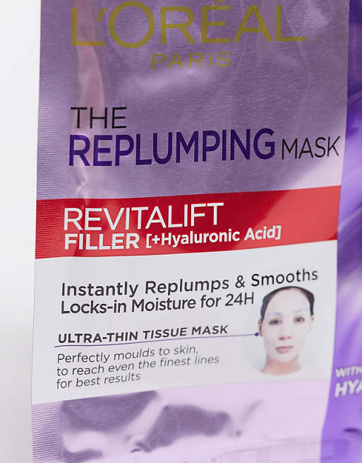 L'Oreal Paris Revitalift Filler Replumping Tissue Mask