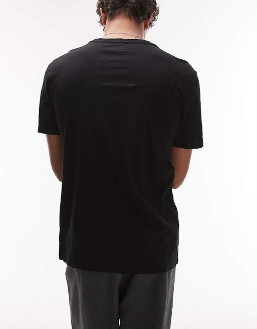 Lacoste 3 Pack T-shirt In Black