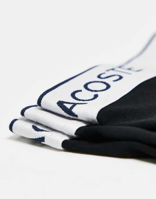 Lacoste 3 Pack Trunks In Black