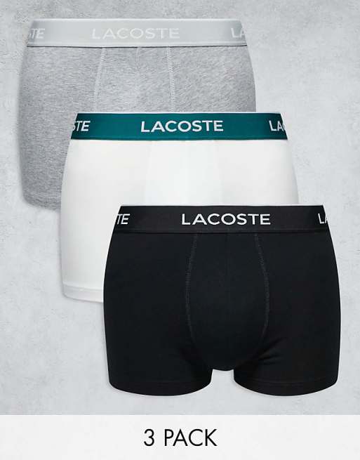 Lacoste 3 pack trunks in multi