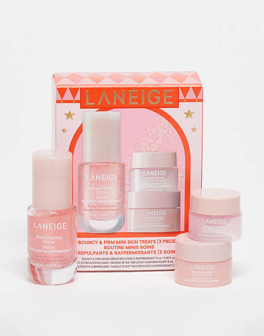 LANEIGE Bouncy & Firm Mini Skin Treats Holiday Gift Set - saving 14%