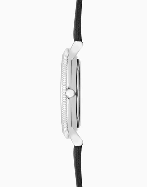 Limit 40mm Mens Round Black Analogue Watch In Black