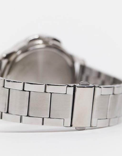 Limit Bracelet Watch In Silver With Green Dial