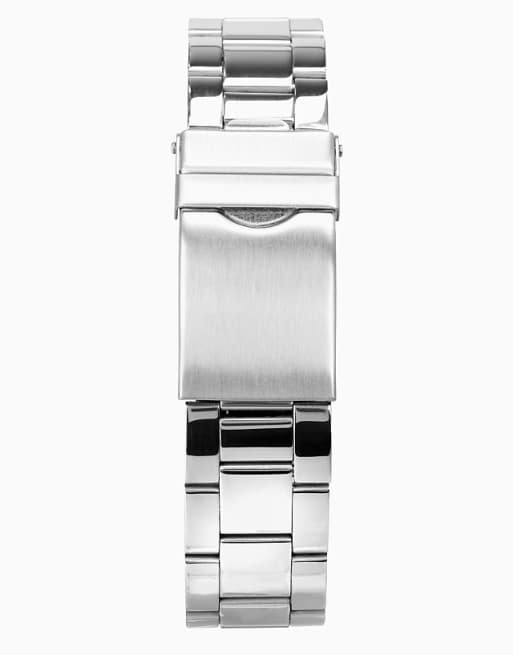 Limit Sports 38mm Mens Round Silver Analogue Watch In Silver