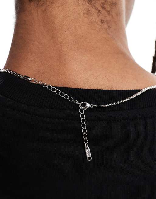 Lost Souls 3mm Snake Chain Necklace In Stainless Steel
