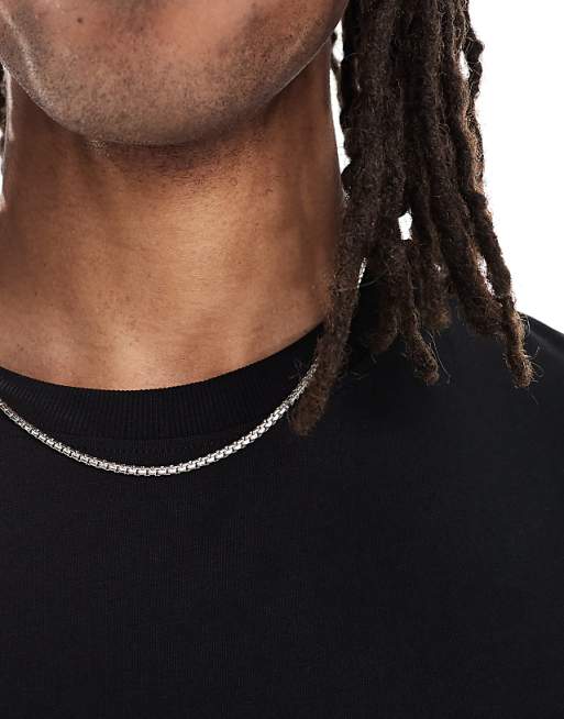 Lost Souls 3mm Snake Chain Necklace In Stainless Steel