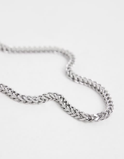 Lost Souls 5mm Box Cable Chain Necklace In Stainless Steel