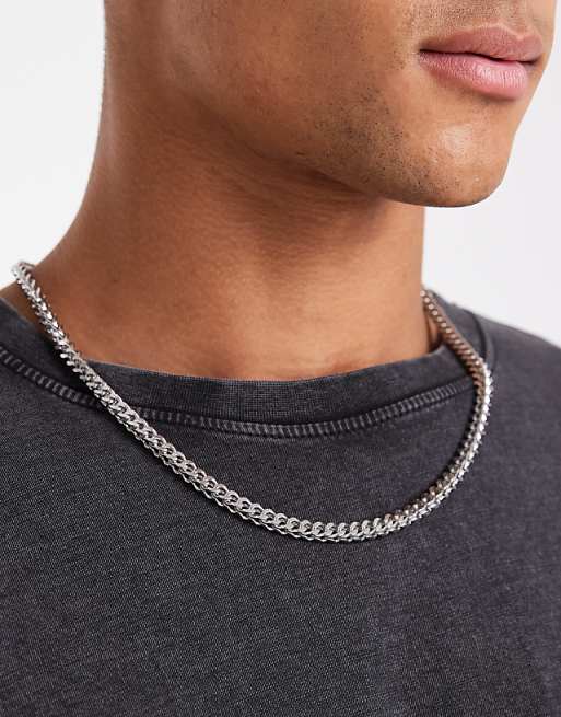 Lost Souls 5mm box cable chain necklace in stainless steel