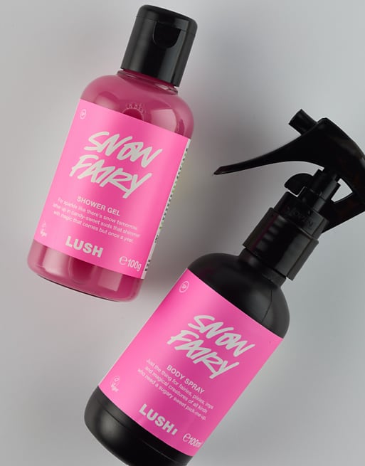 LUSH Snow Fairy Body Spay + Shower Gel Duo Set