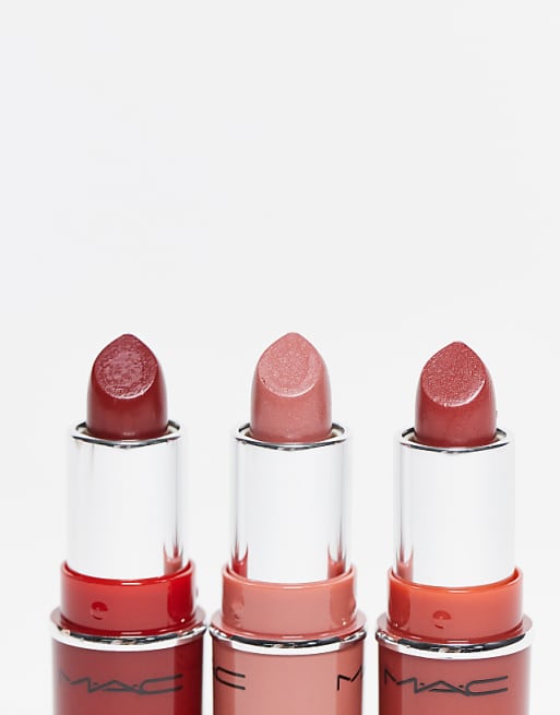 MAC Wildest Gleam Mini Lustregalss Lip Trio: Neutrals - 38% Saving