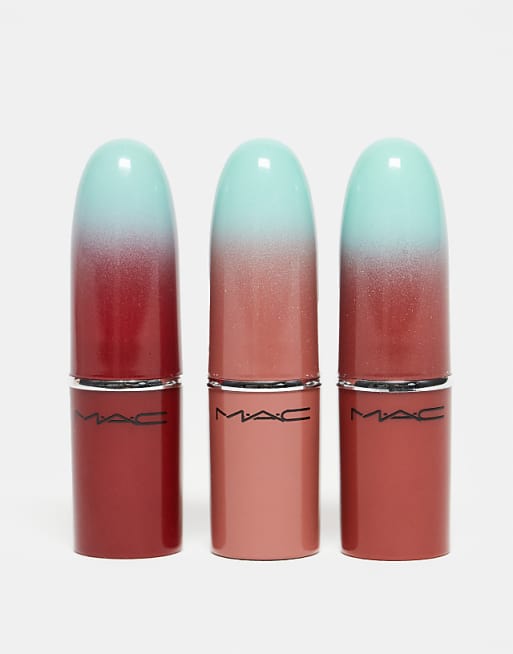 MAC Wildest Gleam Mini Lustregalss Lip Trio: Neutrals - 38% Saving
