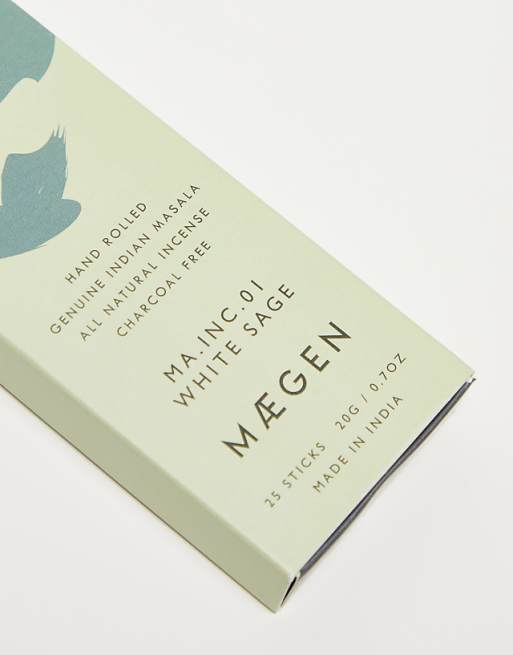 MAEGEN White Sage Incense Sticks - 25 Pack