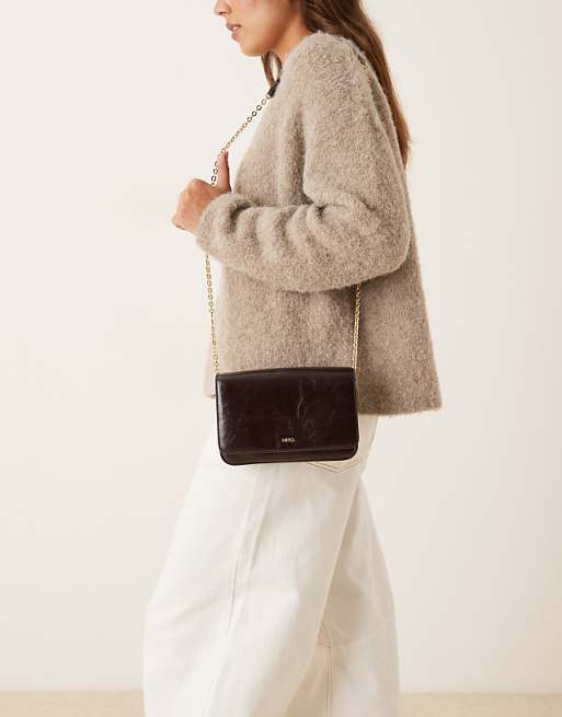 Mango cross body bag in cherry red