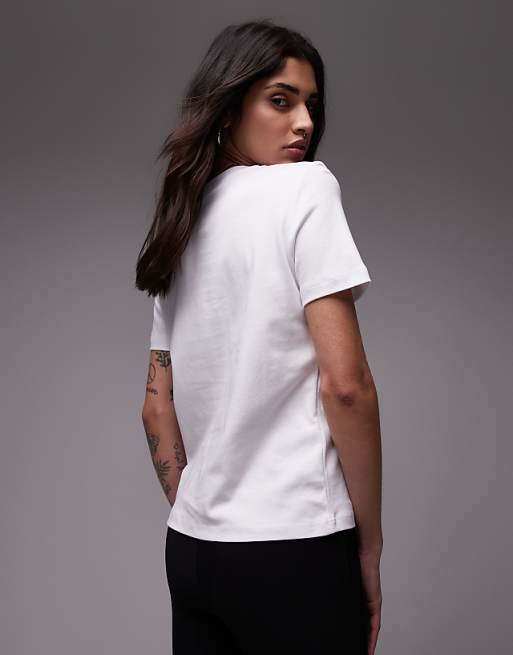 Mango Premium T-shirt In White