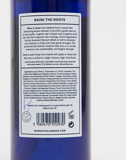 Murdock London Sea Salt Volume Mousse