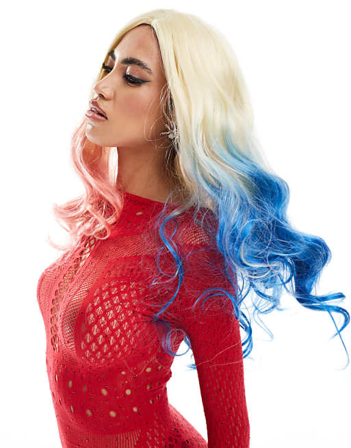 My Accessories Halloween Harley Quinn Wig
