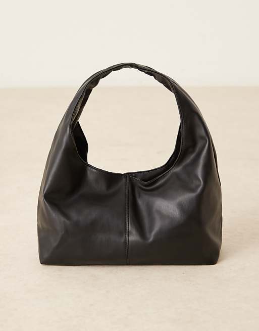 My Accessories Slouchy Tote Bag In Black
