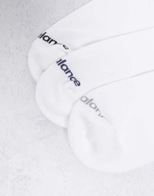 New Balance 3 Pack Midcalf Running Socks In White