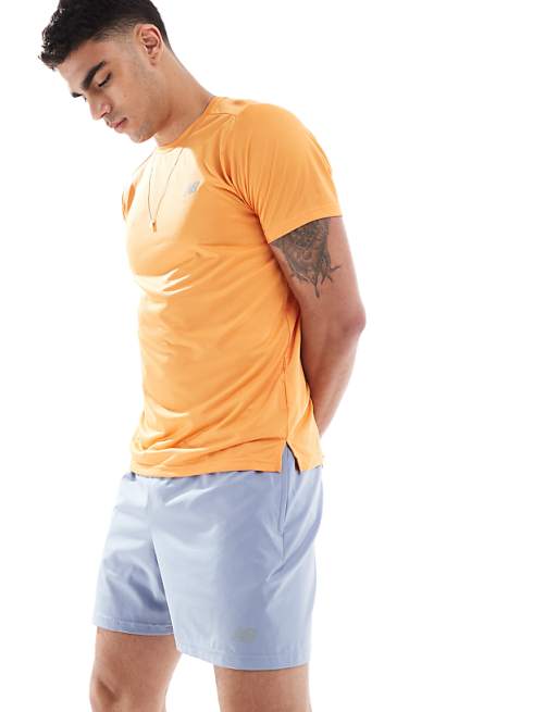 New Balance Essentials 5 Inch Shorts In Blue