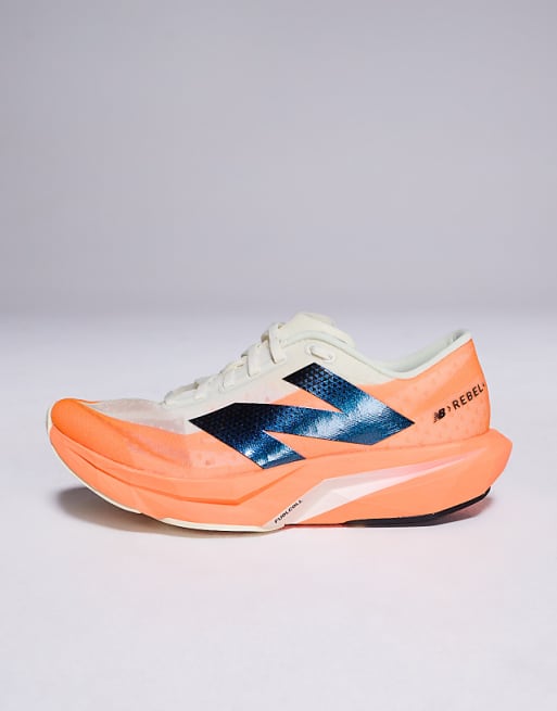New Balance Fuel Cell Rebel V4 Womens Running Trainers In Orange