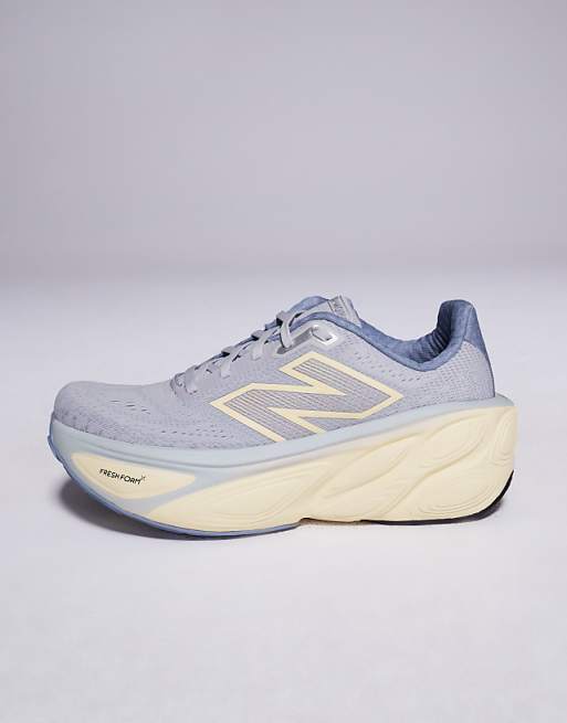 New Balance More Running Trainers In Light Blue And White