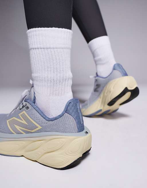 New Balance More Running Trainers In Light Blue And White
