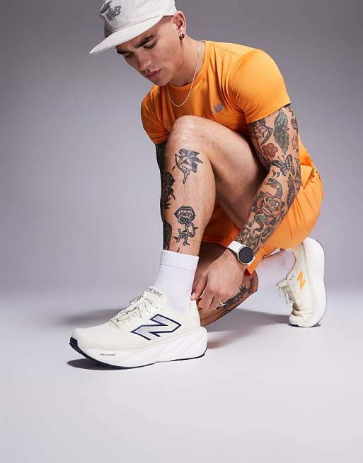 New Balance More running trainers in off white