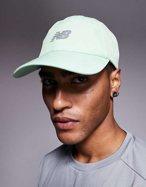 New Balance performance cap in neon green