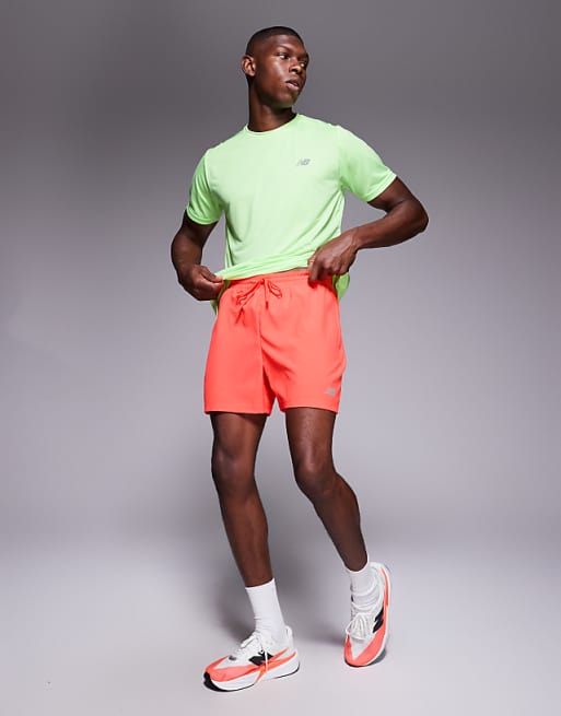 New Balance Sport 5 Inch Short In Red