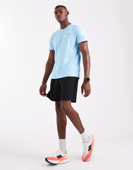 New Balance Sport Essential T-shirt In Light Blue