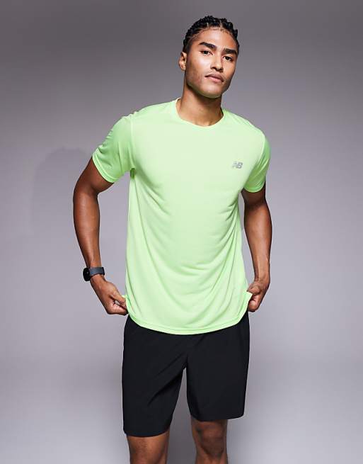 New Balance Sport Essential t-shirt in yellow
